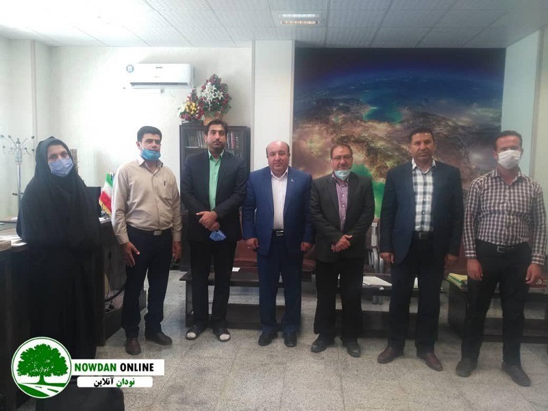بمناسبت هفته قوه قضاییه ؛ دیدار شهردار و اعضای شورای اسلامی شهر نودان با رییس دادگستری شهرستان کوه چنار