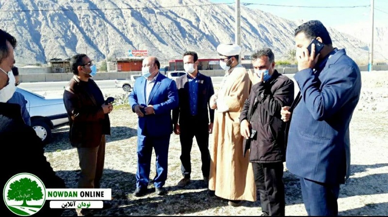 بازدید مسئول ایمنی راه های استان فارس از محور جاده اصلی نودان به قائمیه