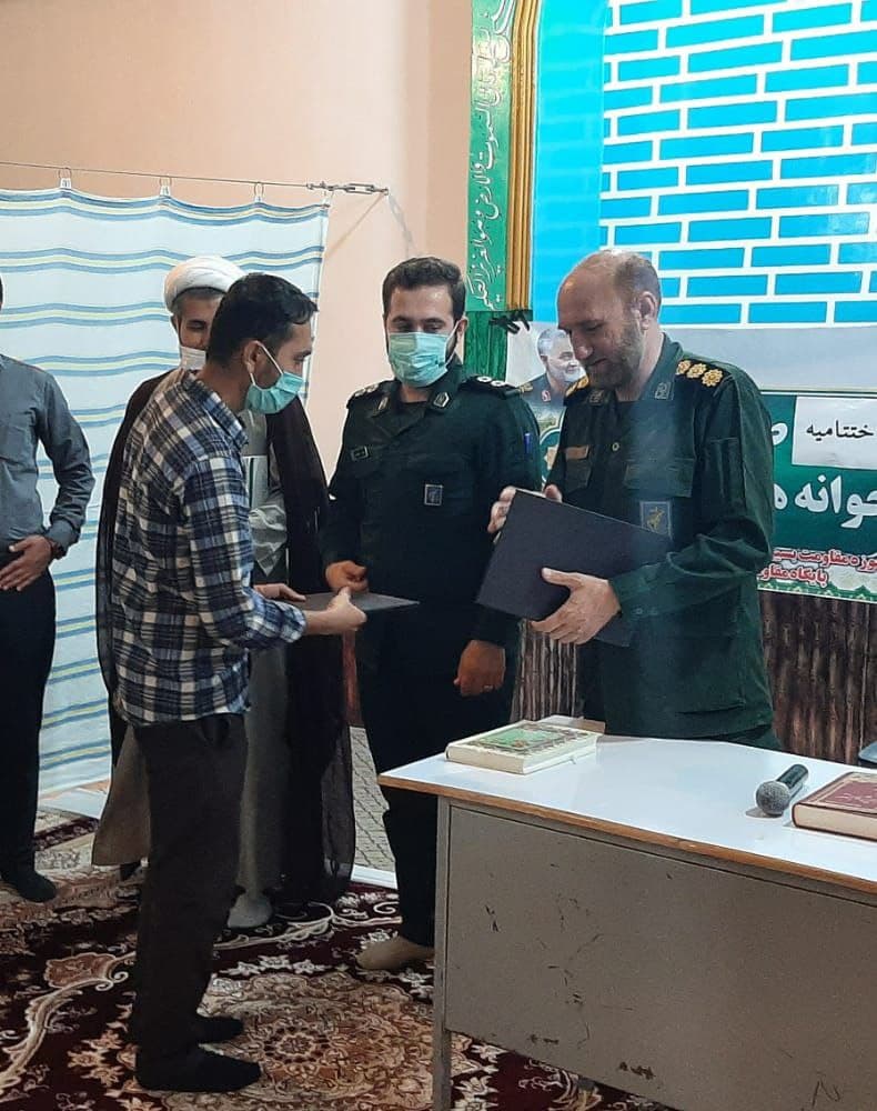 مراسم تودیع و معارفه فرمانده پایگاه مقاومت شهید محمدی روستای چکک