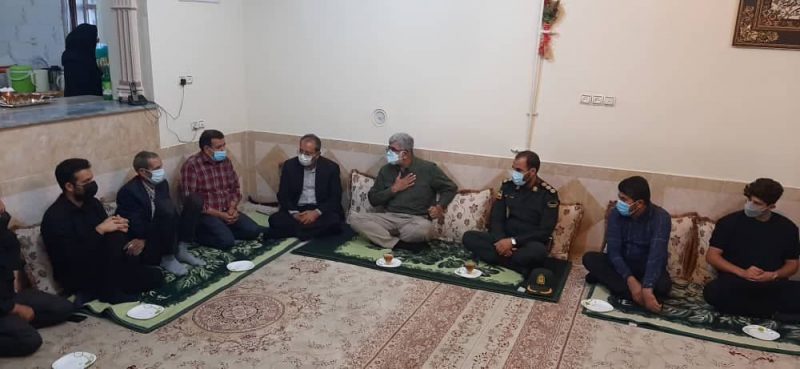دلجويي سردار حبیبی از خانواده همكار متوفي