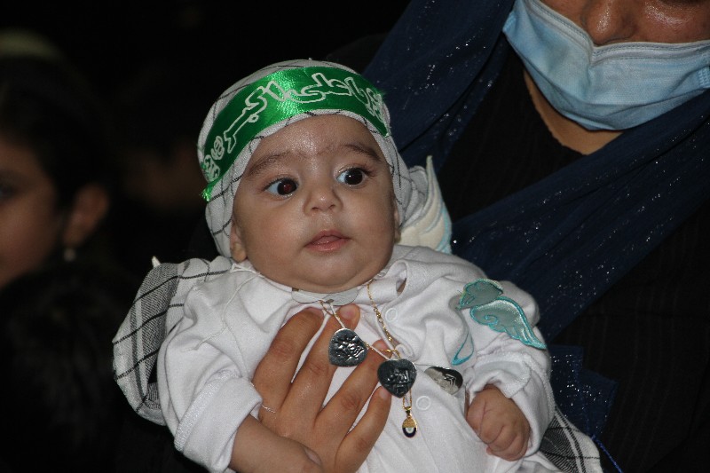 مراسم شیرخوارگان حسینی در نودان برگزار شد + تصاویر
