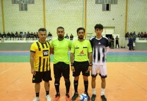 افتتاحیه مسابقات فوتسال جام رمضان در نودان برگزار شد