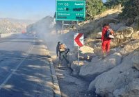مرحله دوم  عملیات ایجاد آتشبر در نقاط مستعد آتش سوزی محور ارژن به ابوالحیات شهرستان کوه‌چنار انجام شد