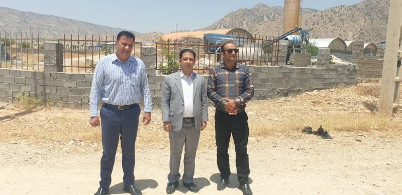 بازدید اعضای شورای اسلامی شهرستان از ناحیه صنعتی کوه چنار