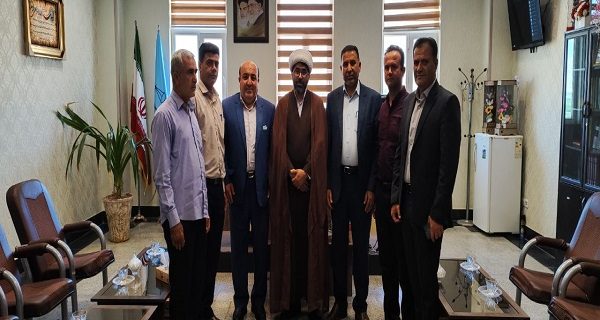 دیدار شهردار و اعضای شورای اسلامی شهر نودان با رئیس جدید دادگستری شهرستان کوه چنار