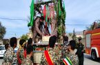 استقبال با شکوه مردم بخش کوهمره نودان از شهید گمنام ۱۹ ساله دفاع‌ مقدس