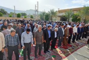 نماز عید سعید فطر در شهر نودان اقامه شد