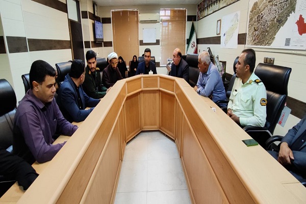 جلسه هماهنگی برگزار مراسم گرامیداشت شهدای خدمت در بخش کوهمره نودان برگزار شد