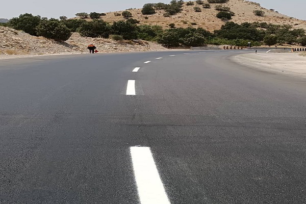 اجرای عملیات خط کشی کریدور اربعین شهرستان کوه چنار