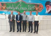بازدید مسئولان اداره کل آموزش و پرورش فارس از روند اسکان مهمانان نوروزی