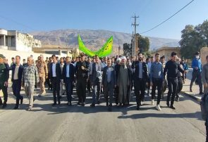  مراسم بزرگداشت یوم الله ١٣ آبان در بخش کوهمره نودان برگزار شد