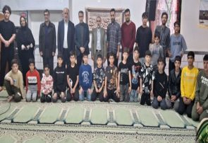 بازدید رئیس و تعدادی از معاونین و کارشناسان آموزش و پرورش کوهمره نودان از اعتکاف دانش‌آموزی