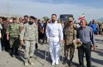 آیین استقبال از جانباز ناوچه دنا در بخش کوهمره نودان برگزار شد